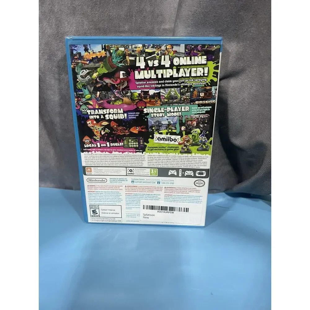 Splatoon (Nintendo Wii U, 2015) - Brand New Factory Sealed